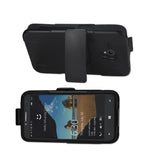  Alcatel One Touch Fierce Xl Hybrid Heavy Duty Holster Combo Case In Black