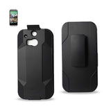 HTC One M8 Hybrid Heavy Duty Holster Combo Case