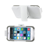  iPhone 6 Hybrid Heavy Duty Holster Combo Case In Gray White