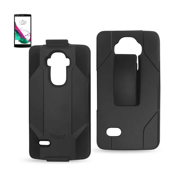 LG G4 Hybrid Heavy Duty Holster Combo Case