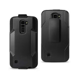 LG K10 Hybrid Heavy Duty Holster Combo Case