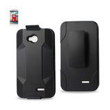 LG L70 Hybrid Heavy Duty Holster Combo Case