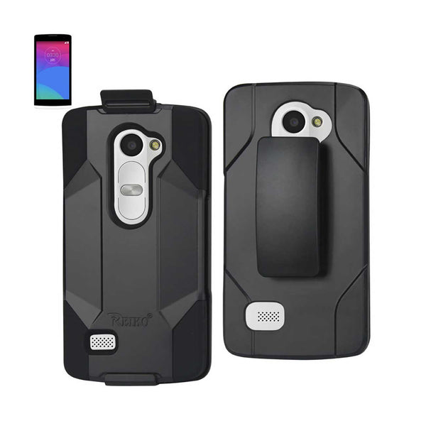 LG Leon Hybrid Heavy Duty Holster Combo Case