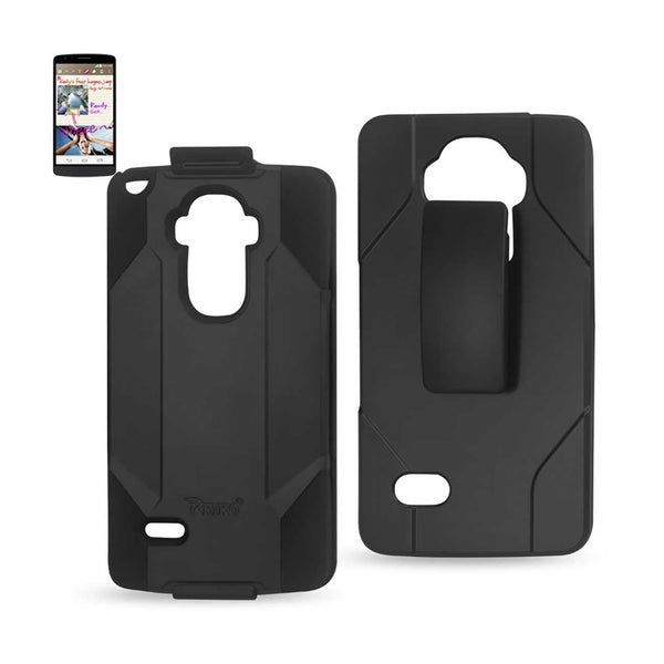 LG G Stylo Hybrid Heavy Duty Holster Combo Case