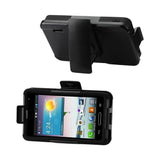  LG Optimus F3 Hybrid Heavy Duty Holster Combo Case In Black