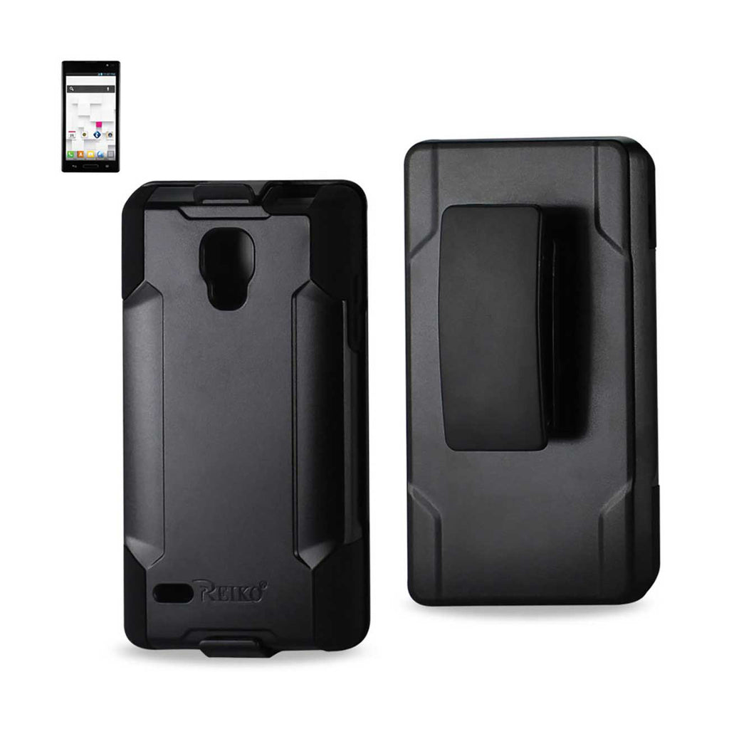 LG Optimus L9 Hybrid Heavy Duty Holster Combo Case