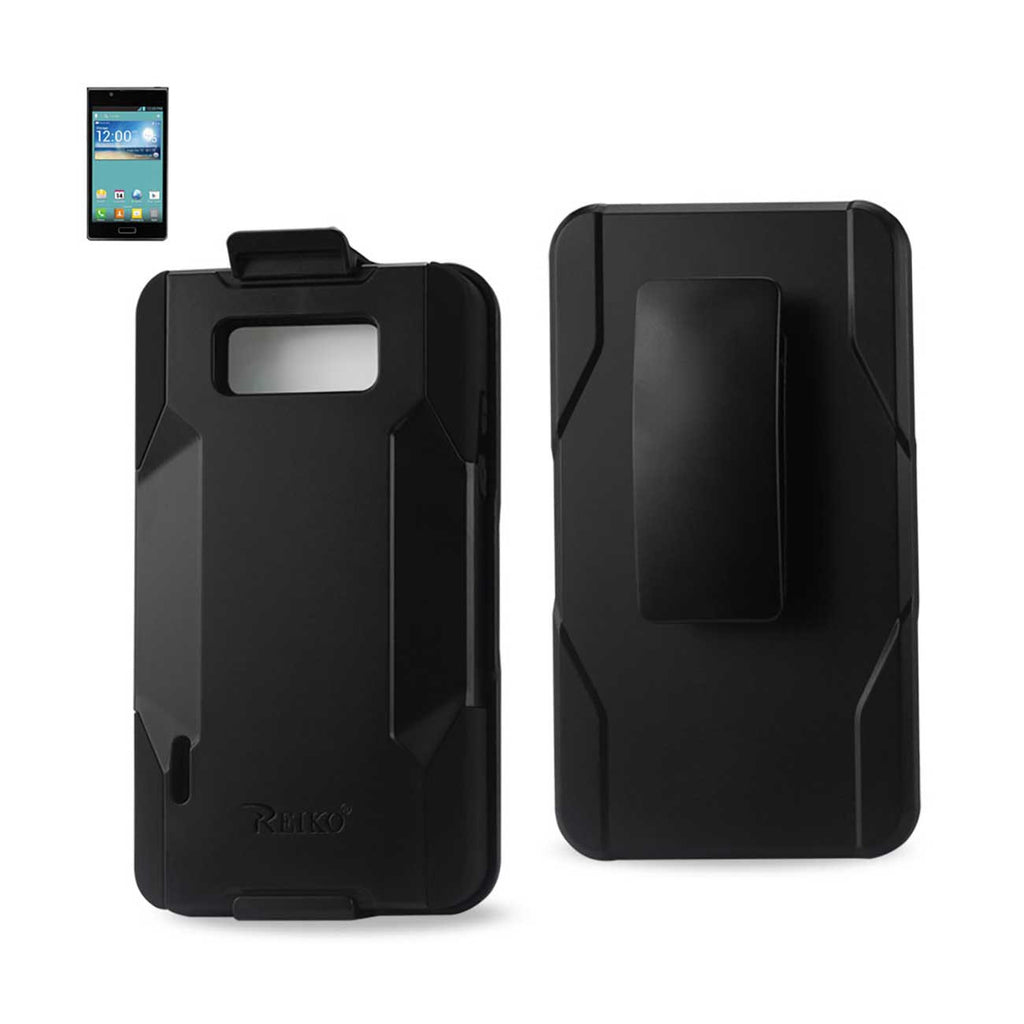 LG Splendor Hybrid Heavy Duty Holster Combo Case