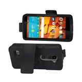  LG Volt 2 Hybrid Heavy Duty Holster Combo Case In Black