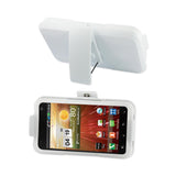  LG Spectrum Hybrid Heavy Duty Holster Combo Case In White