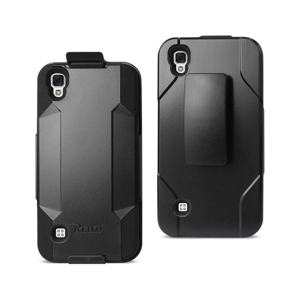 LG X Style (Tribute Hd) Hybrid Heavy Duty Holster Combo Case