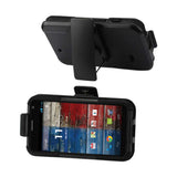  Motorola Moto X Hybrid Heavy Duty Holster Combo Case In Black