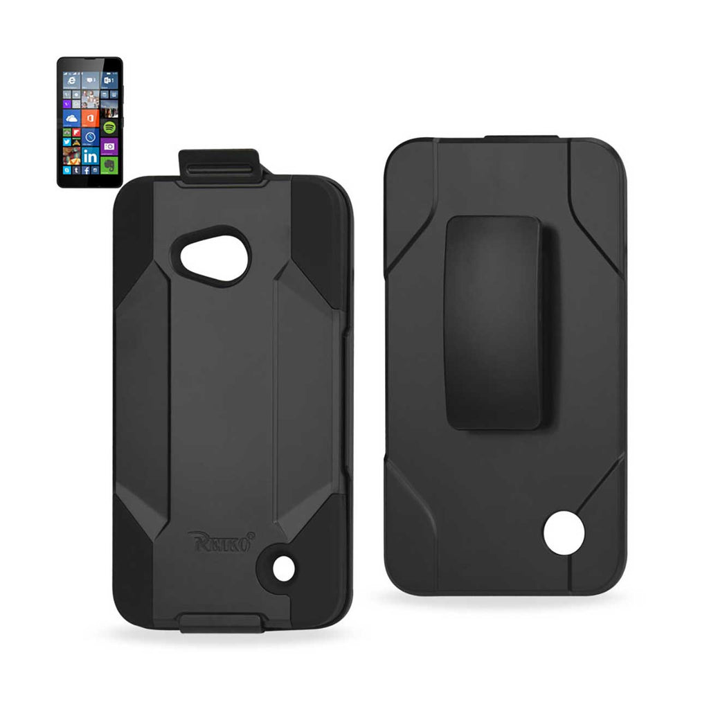 Nokia Lumia 640 Hybrid Heavy Duty Holster Combo Case