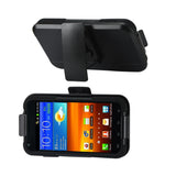  Samsung Epic 4G Touch Hybrid Heavy Duty Holster Combo Case In Black