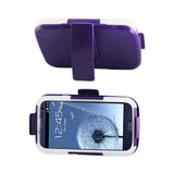  Samsung Galaxy S3 Hybrid Heavy Duty Holster Combo Case In Purple Clear