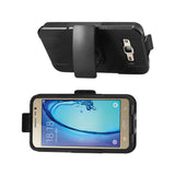  Samsung Galaxy On5 Hybrid Heavy Duty Holster Combo Case In Black