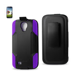 Samsung Galaxy S4 Hybrid Heavy Duty Holster Combo Case