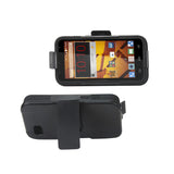  ZTE Speed Hybrid Heavy Duty Holster Combo Case In Black