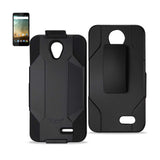 ZTE Prestige Hybrid Heavy Duty Holster Combo Case