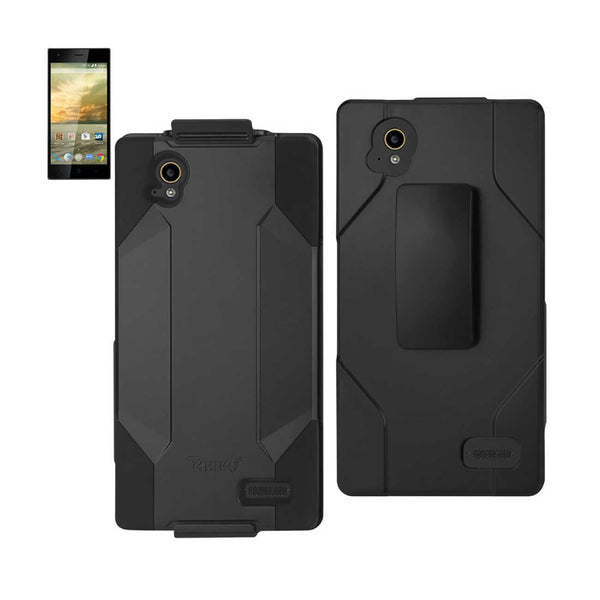 ZTE Warp Elite Hybrid Heavy Duty Holster Combo Case