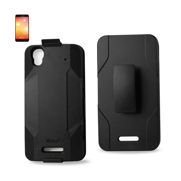 ZTE Max Hybrid Heavy Duty Holster Combo Case