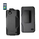 ZTE Grand X Max Hybrid Heavy Duty Holster Combo Case