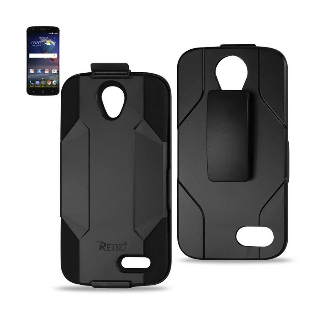 ZTE Grand X3 Hybrid Heavy Duty Holster Combo Case