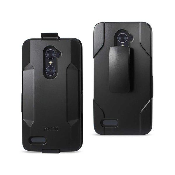 ZTE Zmax Pro 6.0 Inches)Es Hybrid Heavy Duty Holster Combo Case