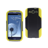  Samsung Galaxy S3 Hybrid Heavy Duty Case In Black Yellow