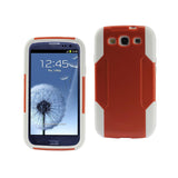  Samsung Galaxy S3 Hybrid Heavy Duty Case In Orange White