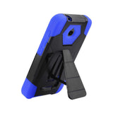  Alcatel Dawn/ Streak Hybrid Heavy Duty Case With Kickstand In Navy Black