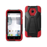 Alcatel Dawn/ Streak Hybrid Heavy Duty Case With Kickstand