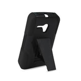  Alcatel One Touch Pop Star 2 Hybrid Heavy Duty Case With Kickstand In Black