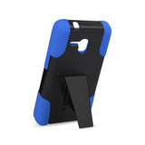  Alcatel One Touch Fierce Xl Hybrid Heavy Duty Case With Kickstand In Navy Black