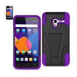 Alcatel Onetouch Pixi 3 Hybrid Heavy Duty Case With Kickstand