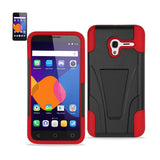 Alcatel Onetouch Pixi 3 Hybrid Heavy Duty Case With Kickstand