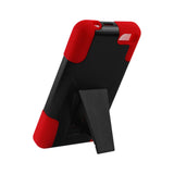  Amazon Fire Phone Hybrid Heavy Duty Case With Kickstand In Red Black