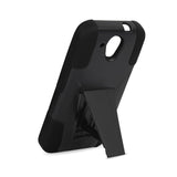  HTC Desire 520 Hybrid Heavy Duty Case With Kickstand In Black