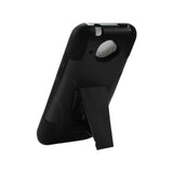  HTC Zara Hybrid Heavy Duty Case With Kickstand In Black