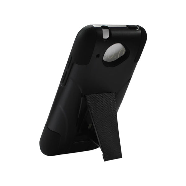 HTC Zara Hybrid Heavy Duty Case With Kickstand