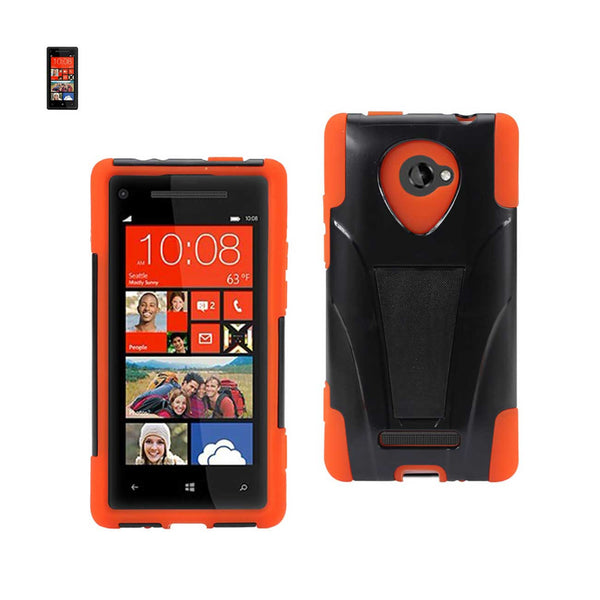 HTC Windows Phone 8X Hybrid Heavy Duty Case With Kickstand