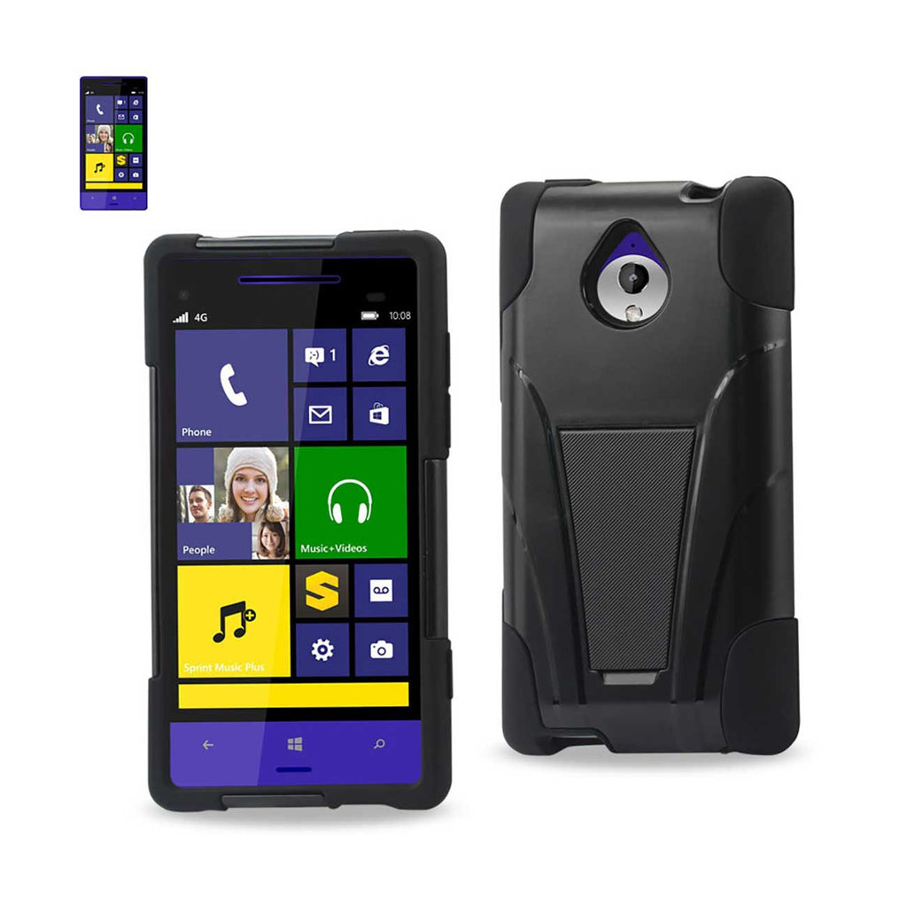 HTC 8Xt Hybrid Heavy Duty Case With Kickstand