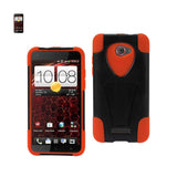 HTC Droid Dna Hybrid Heavy Duty Case With Kickstand