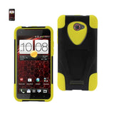 HTC Droid Dna Hybrid Heavy Duty Case With Kickstand