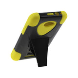  HTC Droid Dna Hybrid Heavy Duty Case With Kickstand In Black Yellow