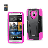 HTC One Mini M4 Hybrid Heavy Duty Case With Kickstand