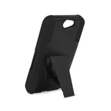  HTC One A9 Hybrid Heavy Duty Case With Kickstand In Black