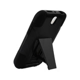  HTC One Sv Hybrid Heavy Duty Case With Kickstand In Black