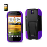 HTC One Sv Hybrid Heavy Duty Case With Kickstand