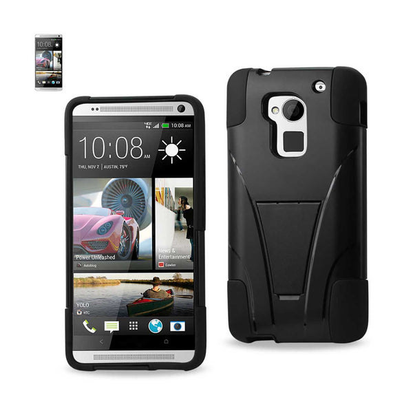 HTC One Max Hybrid Heavy Duty Case With Kickstand