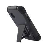  LG Nexus 4 Hybrid Heavy Duty Case With Kickstand In Black